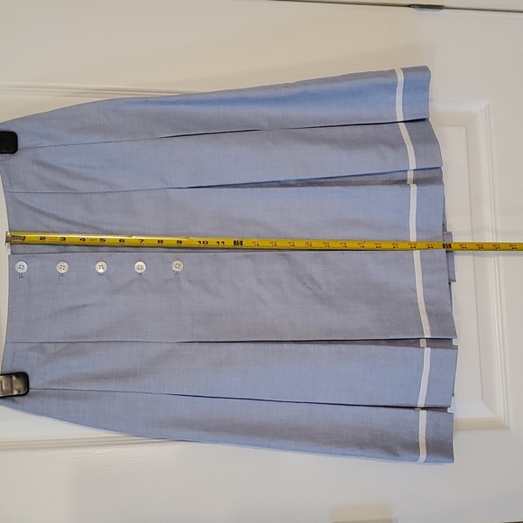Brooks Bros Professional 2-pc Light Bl Box Pleats Skirt w Jacket Suit Sz 6 NWOT - Picture 10 of 16
